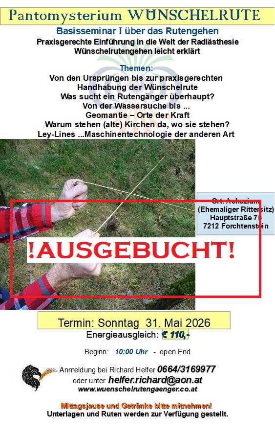 Basisseminar Mai Ausgebucht 2026